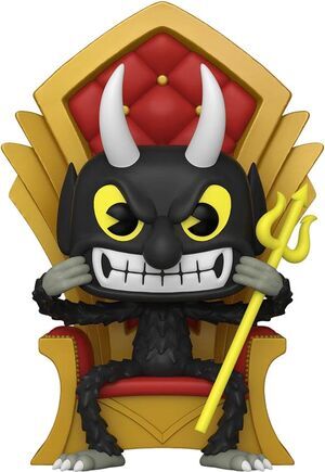 CUPHEAD POP! DELUXE VINYL FIGURA DEVIL IN CHAIR 9 CM