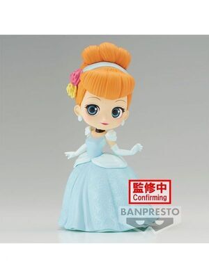 CENICIENTA MINI FUGURA Q POSKET DISNEY CHARACTERS FLOWER STYLE CINDERELLA VER. A 14 CM