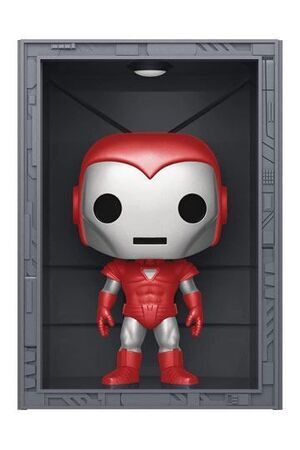 MARVEL POP! DELUXE VINYL FIGURA HALL OF ARMOR IRON MAN MODEL 8 SILVER CENTURION PX EXCLUSIVE 9 CM