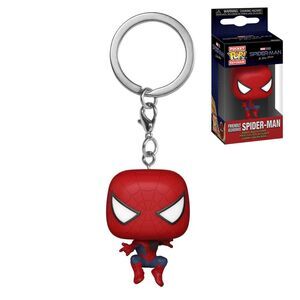 SPIDERMAN NO WAY HOME LLAVERO POCKET POP! VINYL SPIDERMAN FRIENDLY NEIGHBORHOOD 4 CM