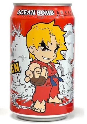 OCEAN BOMB & STREET FIGHTER - SABOR UVA (KEN) 330 ML