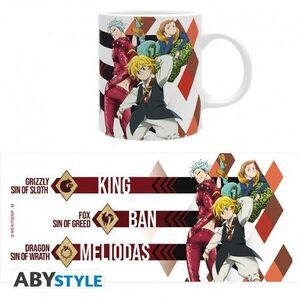 THE SEVEN DEADLY SINS TAZA 320 ML MELIODAS;BAN Y KING