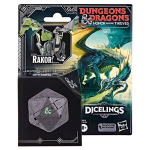 DUNGEONS & DRAGONS FIGURA RAKOR D20 DADO