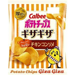 PATATAS CALBEE GIZA GIZA SABOR A POLLO 60G