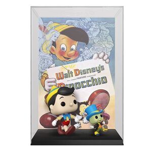 DISNEY POP! MOVIE POSTER & FIGURA PINOCHO 9 CM