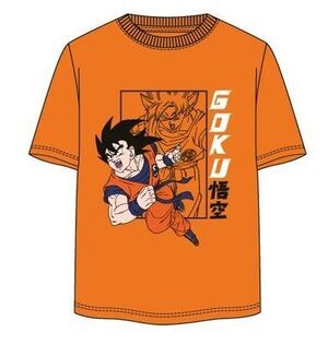 DRAGON BALL Z CAMISETA NARANJA GOKU S