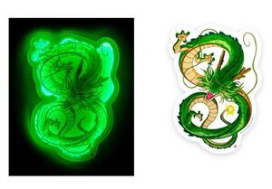 DRAGON BALL LAMPARA 40 CM SHENRON NEON