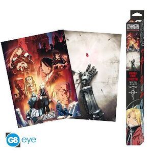 FULLMETAL ALCHEMIST SET POSTERS CHEBI SERIE 1 52X38 CM