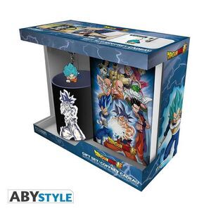 DRAGON BALL SUPER SET DE REGALO TAZA + LLAVERO + NOTEBOOK                  