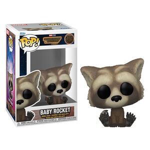 GUARDIANES DE LA GALAXIA V3 FIG 9 CM BABY ROCKET VINYL POP! MARVEL F-1208