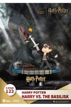 HARRY POTTER DIORAMA PVC D-STAGE HARRY CS THE BASILISK 16 CM