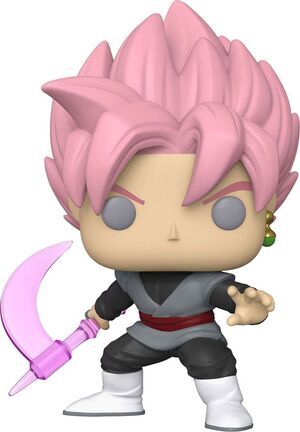 DRAGON BALL SUPER FIGURA POP! ANIMATION VINYL SUPER SAIYAN ROSA GOKU NEGRO CON TRL SCYTHE 9 CM