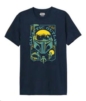 STAR WARS THE MANDALORIAN CAMISETA GALACTIC OUTLAW M