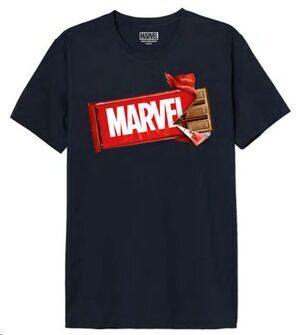 MARVEL CAMISETA TABLETA CHOCOLATE S