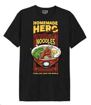 MARVEL CAMISETA HOMEMADE HERO NOODLES S