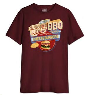 MARVEL CAMISETA REPULSOR BLAST BBQ CHEESEBURGERS L