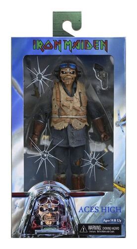 IRON MAIDEN FIGURA RETRO ACES HIGH EDDIE 20 CM