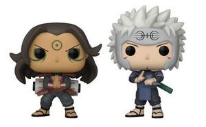 NARUTO SHIPPUDEN PACK DE 2 POP! ANIMATION VINYL FIGURAS HASHIRAMA & TOBIRAMA 9 CM