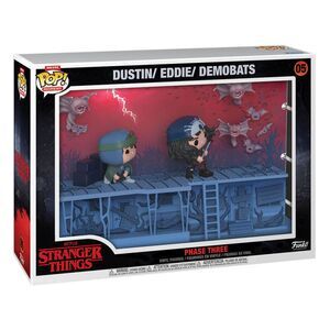 STRANGER THINGS POP! MOMENT VINLY FIGURA 9 CM DELUXE  DUSTIN / EDDIE /DEMOBATS