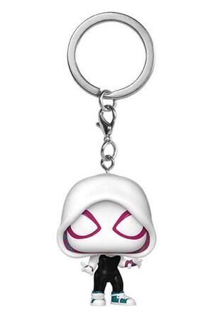 SPIDERMAN: ACROSS THE SPIDER-VERSE LLAVEROS POCKET POP! VINYL SPIDER-GWEN 4 CM