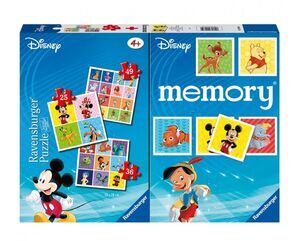 MEMORY + 3 PUZZLE DISNEY