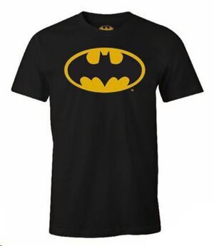 DC COMICS BATMAN CAMISETA LOGO L