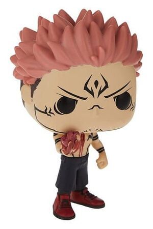 JUJUTSU KAISEN POP Y AMIGO! VINILO DE ANIMACIN FIGURA SUKUNA CON CORAZN (GLOW-IN-THE-DARK) 9 CM