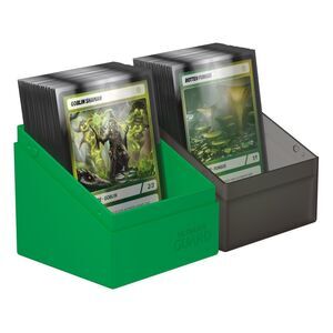 ULTIMATE GUARD BOULDER DECK CASE 100+ SYNERGY NEGRO/VERDE