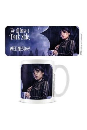 WEDNESDAY TAZA 320 ML MI�RCOLES LADO OSCURO