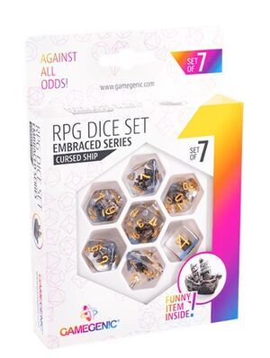 GAMEGENIC: CURSED SHIP RPG DICE SET (7PCS)