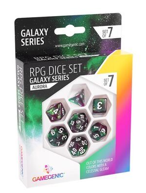 GAMEGENIC: AURORA RPG DICE SET (7PCS)