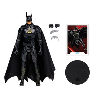 DC THE FLASH MOVIE FIGURA BATMAN MULTIVERSO (MICHAEL KEATON) 18 CM