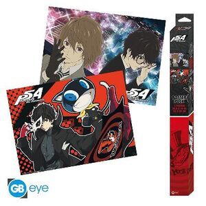 PERSONA 5 SET 2 POSTERS CHIBI 52X38 CM SERIE 1