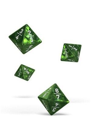 OAKIE DOAKIE DICE DADOS D8 18 MM GOYF MARBLE - VERDE (4)