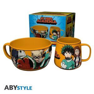 MY HERO ACADEMIA SET DESAYUNO TAZA + TAZON HEROES