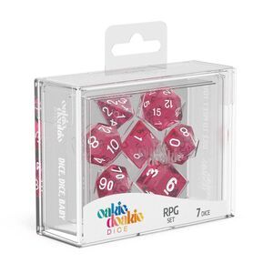 OAKIE DOAKIE DADOS RPG SET DE 7 SPECKLED - ROSA