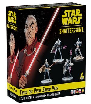 STAR WARS SHATTERPOINT TWICE THE PRIDE COUNT DOOKU SQUAD PACK