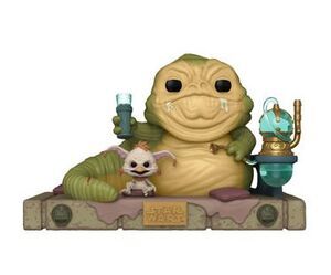 STAR WARS RETURN OF THE JEDI 40TH ANNIVERSARY POP! DELUXE VINYL FIGURA JABBA W/SALACIOUS 9 CM