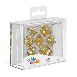 OAKIE DOAKIE DICE DADOS RPG SET DE 7 SPECKLED NARANJA