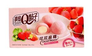 MOCHIS DE FRESA Y CACAO 80G