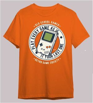 RED CAT CAMISETA OLD SCHOOL GAMER XL