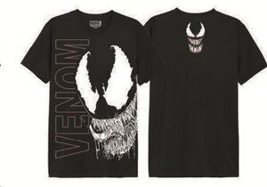 VENOM CAMISETA OVERSIZE FACE NEGRA S