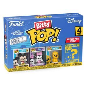 DISNEY PACK DE 4 FIGURAS BITTY POP! VINYL MICKEY 2;5 CM