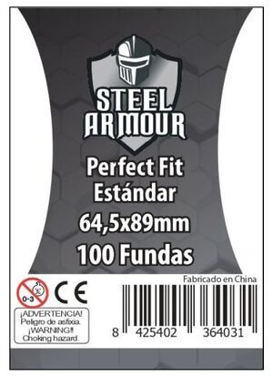 FUNDAS STEEL ARMOUR PERFECT FIT ESTNDAR 64;5X89 MM (100)