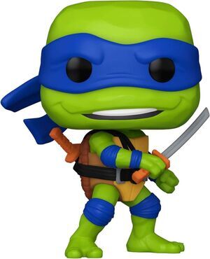 TORTUGAS NINJA CAOS MUTANTE POP! MOVIES VINYL FIGURA LEONARDO 9 CM