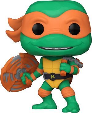 TORTUGAS NINJA CAOS MUTANTE POP! MOVIES VINYL FIGURA MICHELANGELO 9 CM