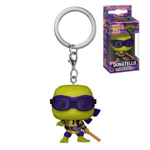 TORTUGAS NINJA CAOS MUTANTE LLAVERO POCKET POP! VINYL DONATELLO 4 CM
