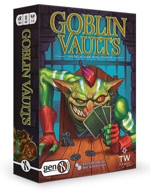 Portada de GOBLIN VAULTS: UN RELATO DE ROLL PLAYER