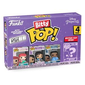 DISNEY PRINCESSES PACK DE 4 FIGURAS BITTY POP! VINYL ARIEL 2;5 CM