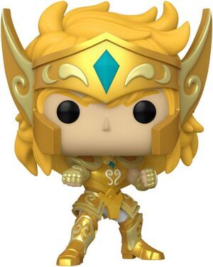 CABALLEROS DEL ZODIACO SAINT SEIYA FIGURA POP! ANIMATION GOLD AQUARIUS HYOGA 9 CM